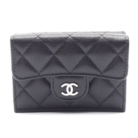Chanel Classic Small Flap Wallet Black - Picture 1 of 9